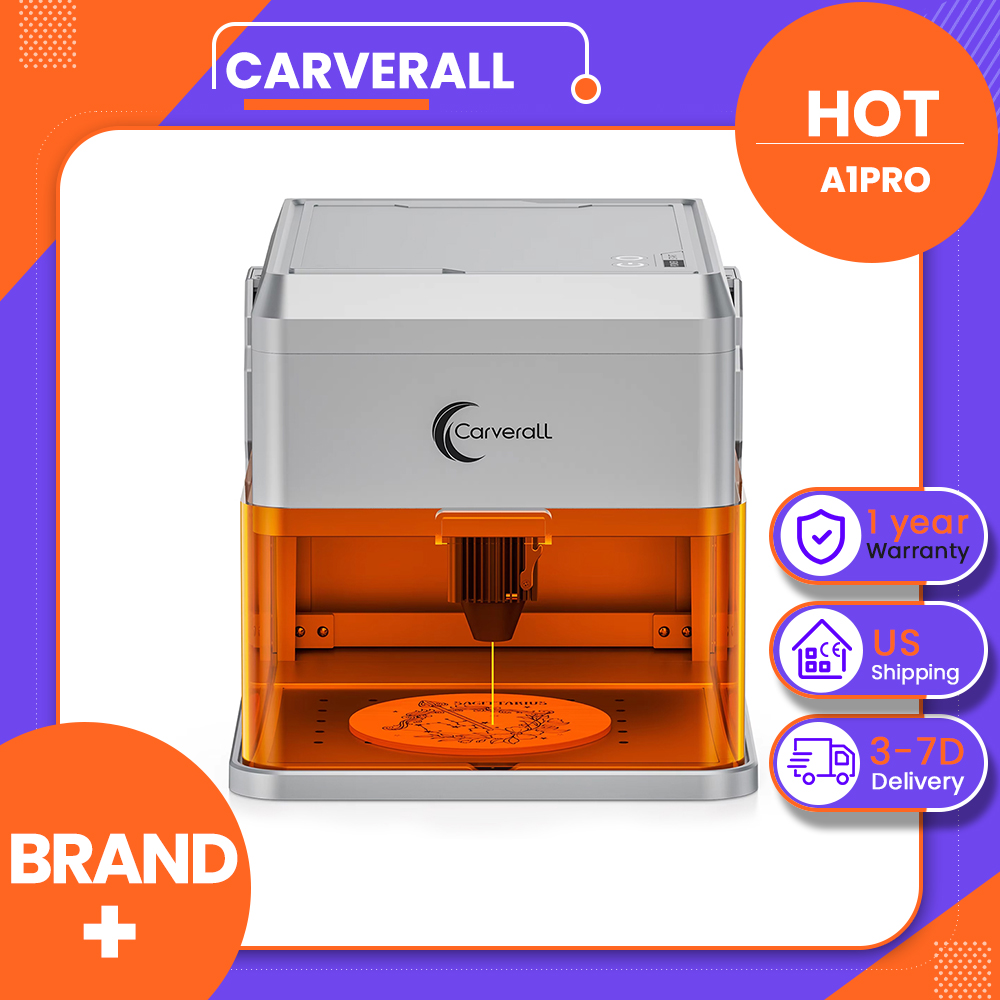 Industrial Laser Etching Machine - Carverall A1PRO 10W Laser Engraver with
