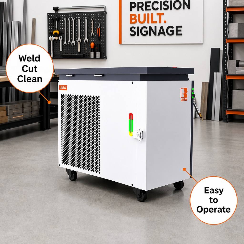 Industrial Laser Welding - UMW Integrated Water Cooled Laser Welding