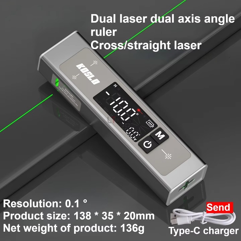 Dual Laser Digital Inclinomete - Industrial Laser Alignment Tool review and price