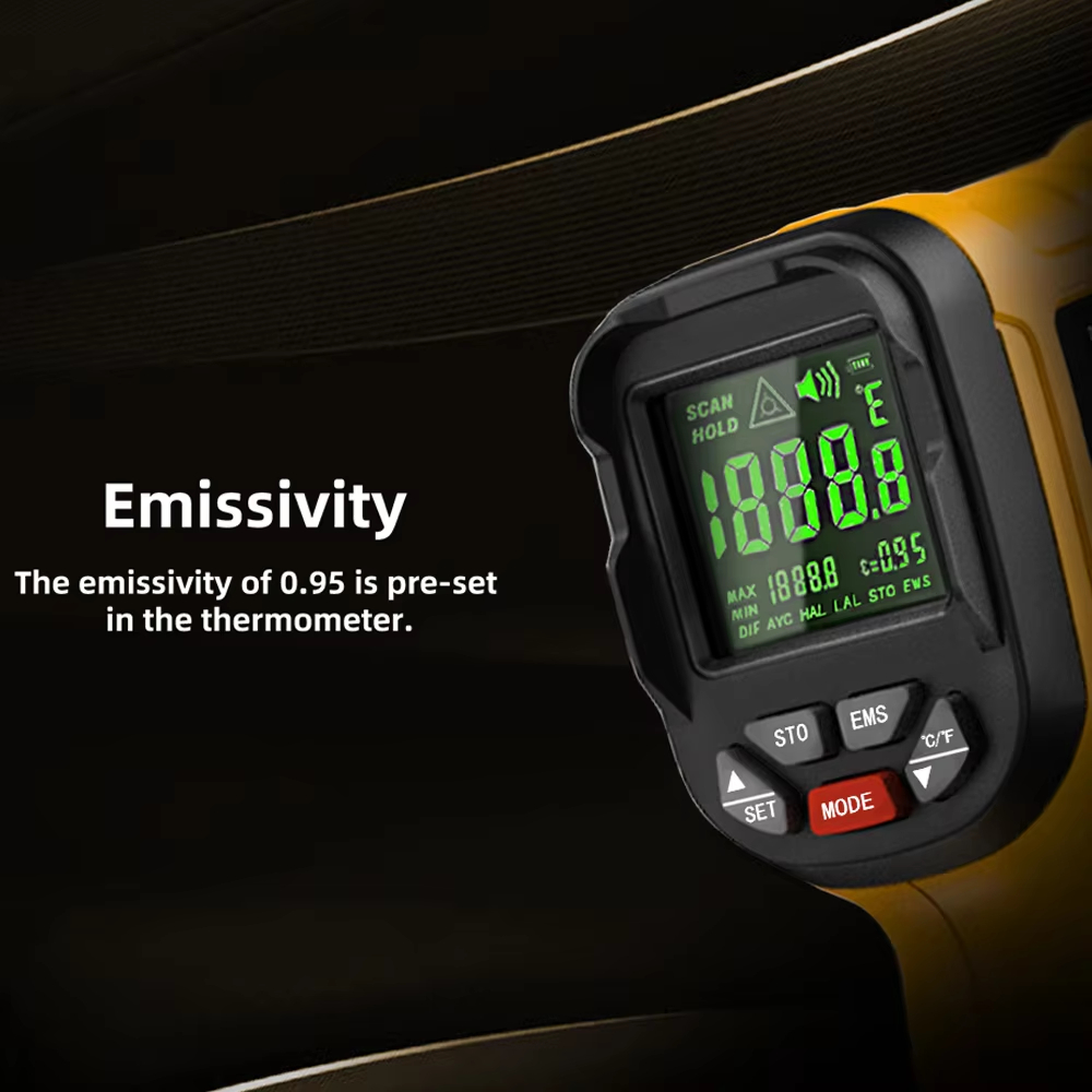 BSIDE Infrared Thermometer H2  - Industrial Laser Temperature Sensor review and price