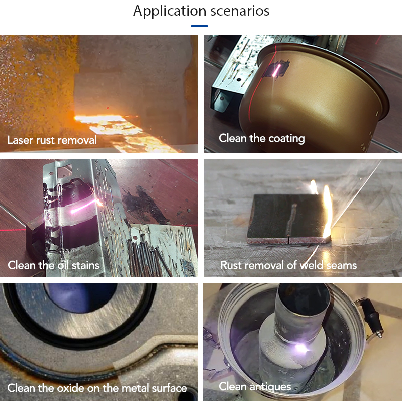 High Efficiency Handheld Fiber - Industrial Laser Cleaning Equipment review and price