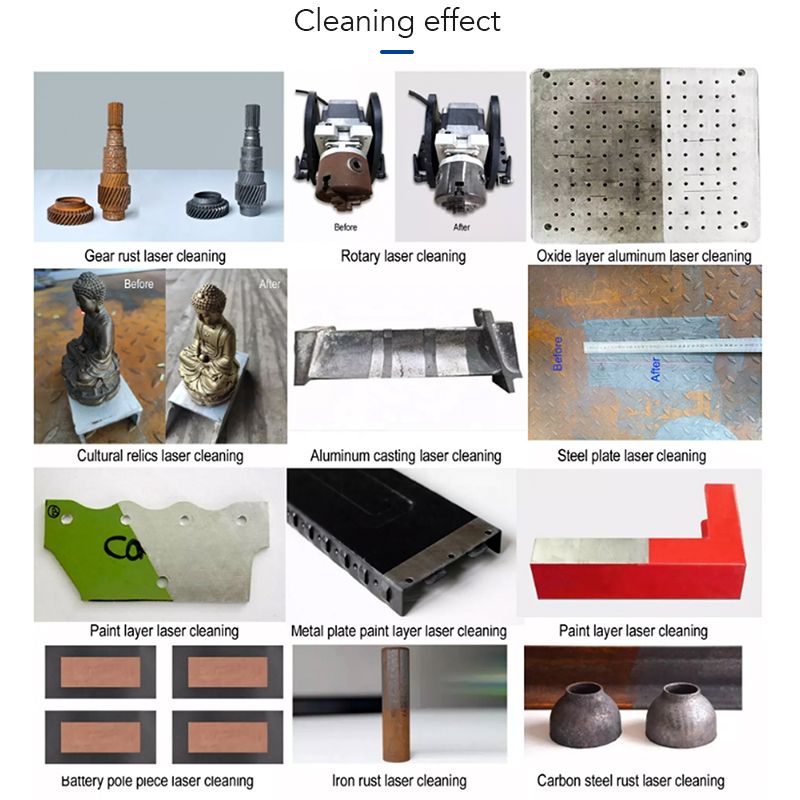 High Efficiency Handheld Fiber - Industrial Laser Cleaning Equipment review and price
