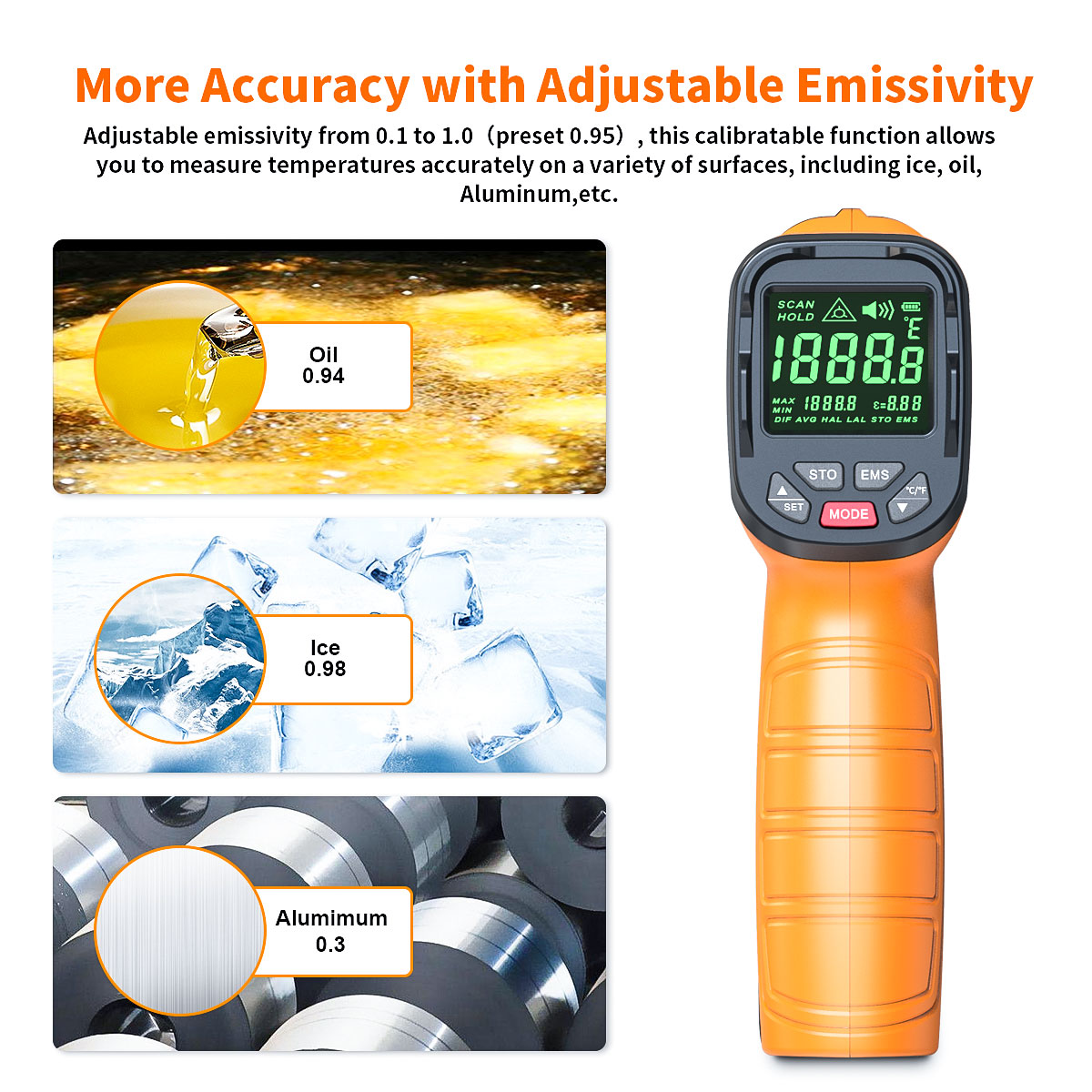 DT1000 DT1600 Infrared Thermom - Industrial Laser Temperature Sensor review and price
