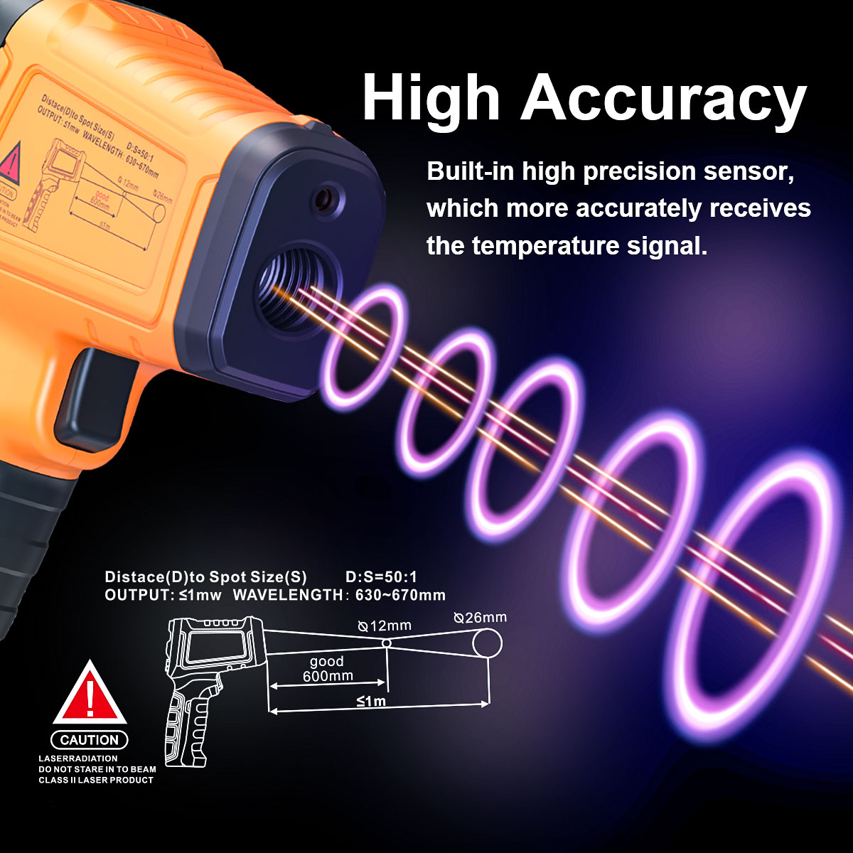 DT1000 DT1600 Infrared Thermom - Industrial Laser Temperature Sensor review and price