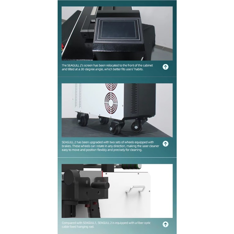 Portable Pulse Fiber 300W Lase - Industrial Laser Cleaning Equipment review and price