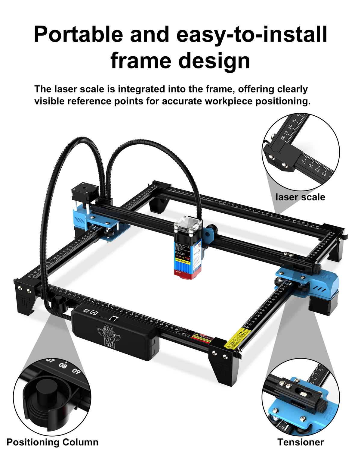 TwoTrees TTS-10 Pro 80W/TTS-55 - Industrial Laser Etching Machine review and price