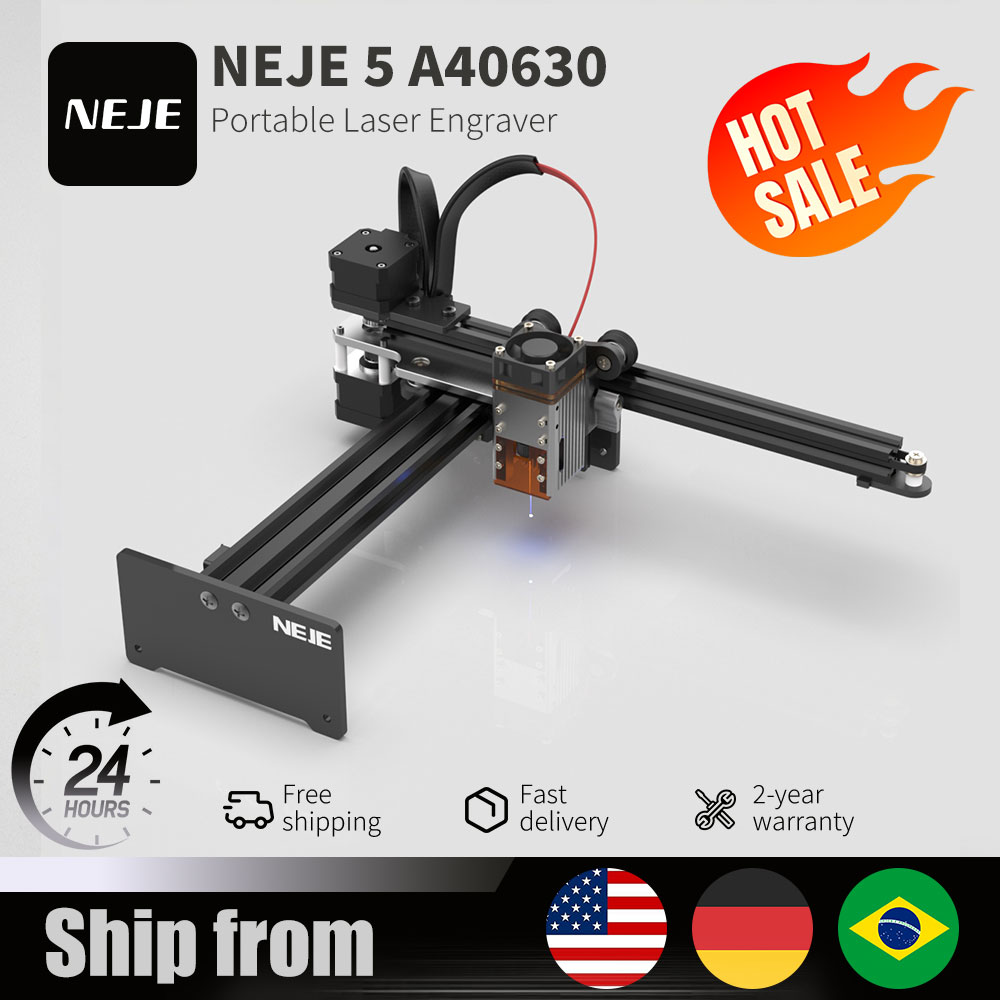 NEJE 5 A40630 20W Portable Sma - Industrial Laser Etching Machine review and price