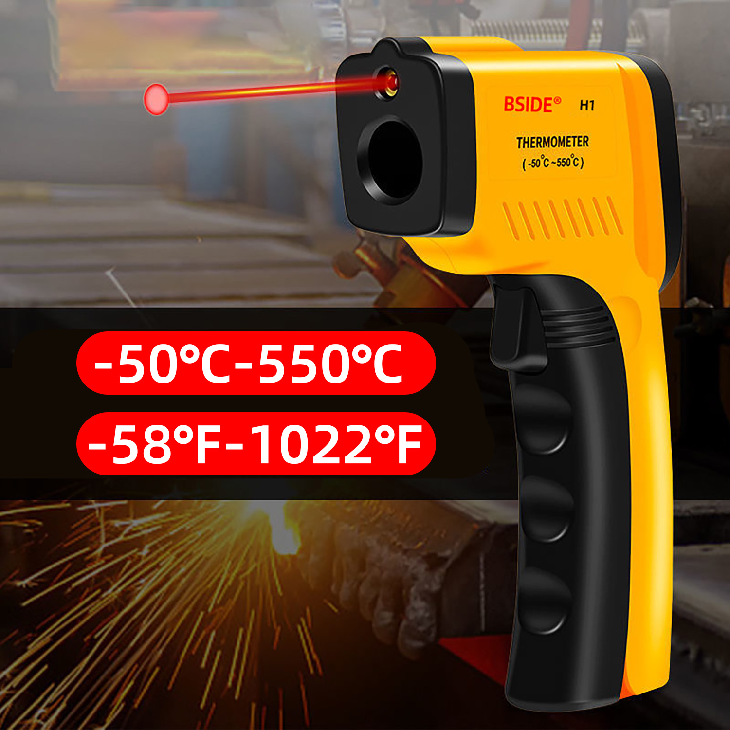 Digital Infrared Thermometer - - Industrial Laser Temperature Sensor review and price
