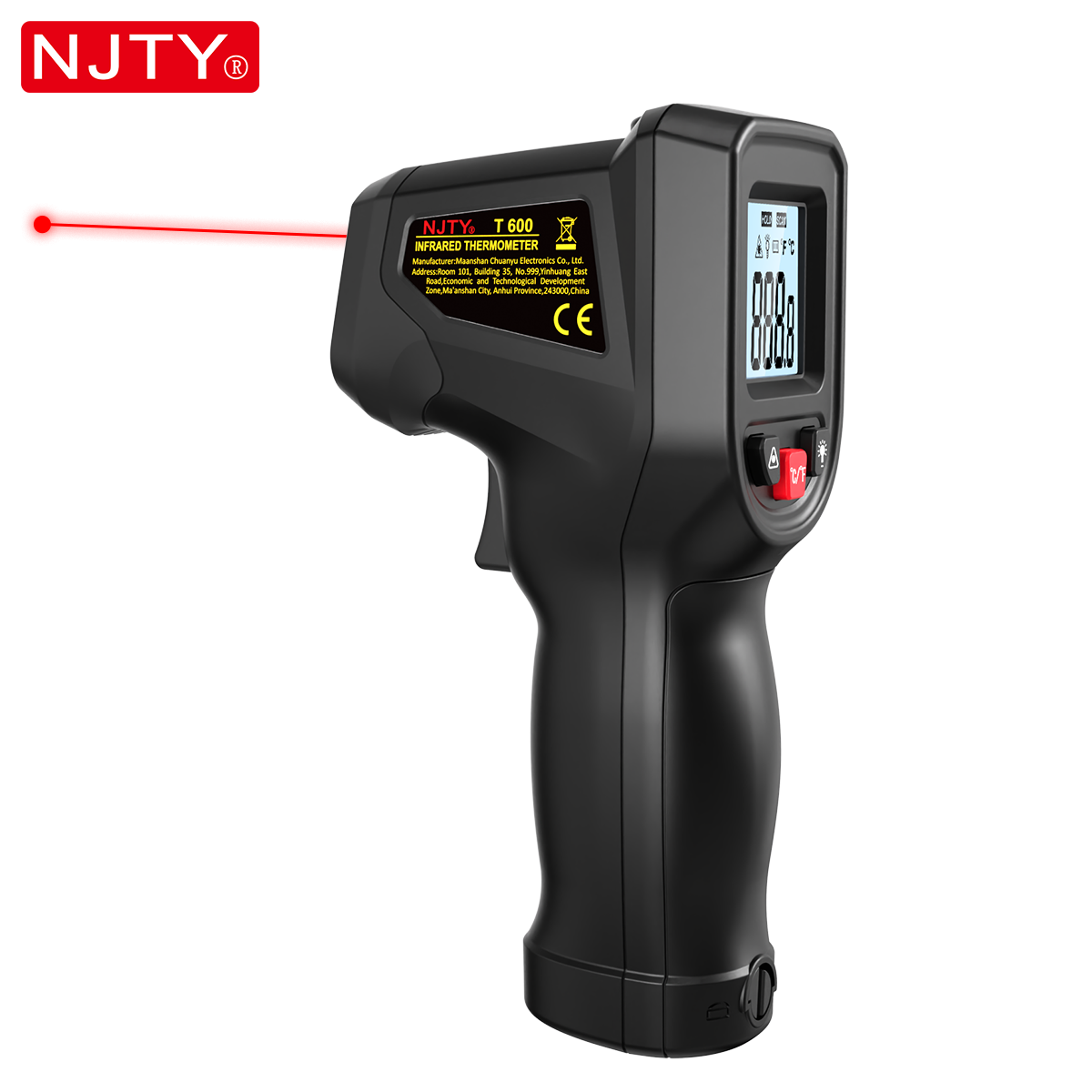 NJTY T600 Infrared Thermometer - Industrial Laser Temperature Sensor review and price
