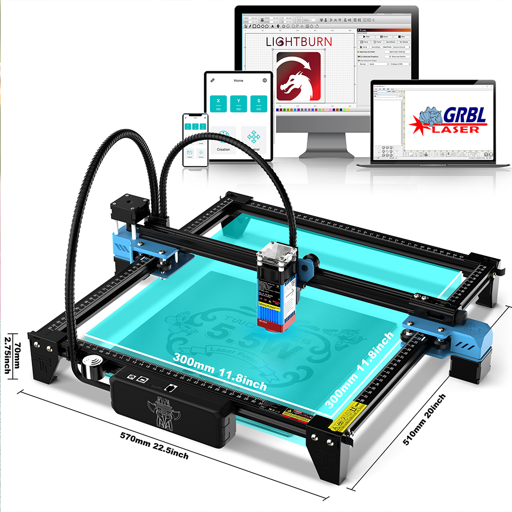 TwoTrees TTS-55Pro Beginner La - Industrial Laser Etching Machine review and price