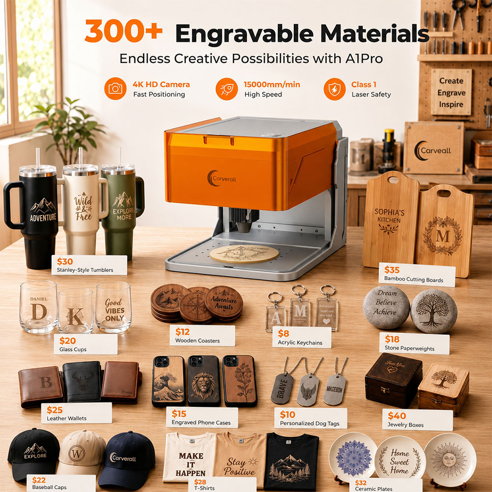 Carverall A1PRO 10W Laser Engr - Industrial Laser Etching Machine review and price